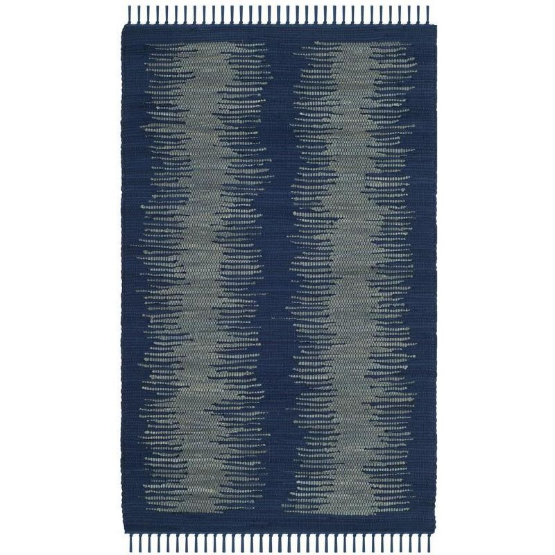 Montauk MTK718 Hand Woven Indoor Accent Rug - Navy - 3'x5' - Safavieh.