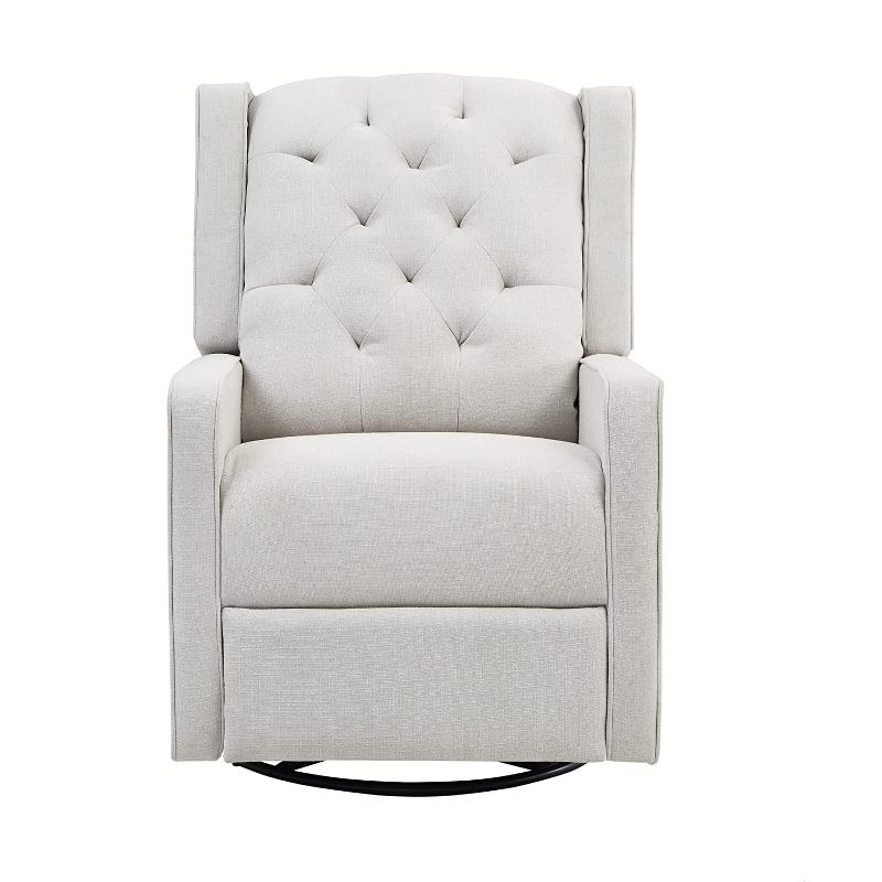 AFG Baby Furniture Ava Swivel Glider Recliner, Gray