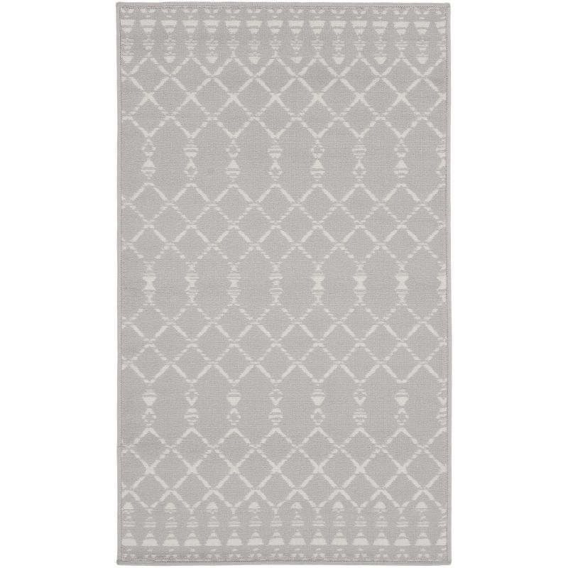 Nourison Whimsicle WHS02 Indoor only Area Rug - Grey 3' x 5'