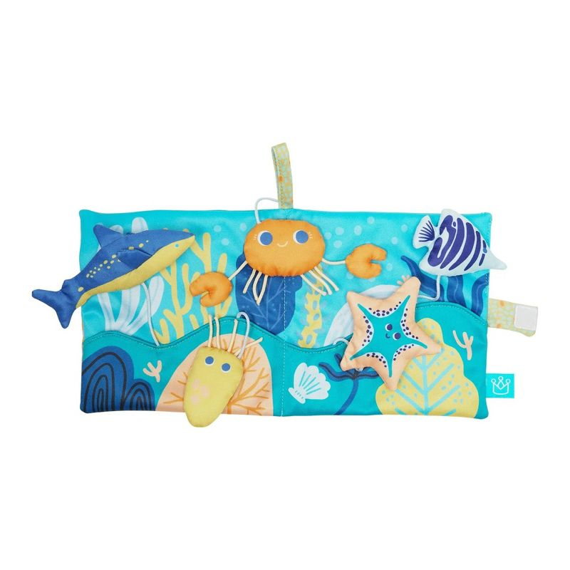 Manhattan Toy Deep Sea Dive Machine Washable Bath Time Activity Book for Infants and Toddlers