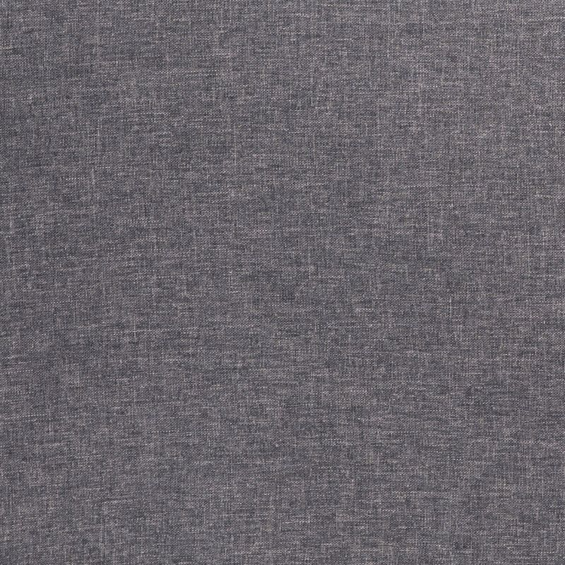 Flash Furniture Hudson Mid-Century Modern Loveseat Sofa with Tufted Faux Linen Upholstery & Solid Wood Legs in Dark Gray