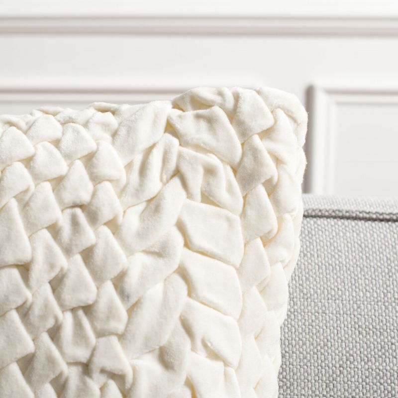Barlett Pillow - Cream - 20" x 20" - Safavieh .