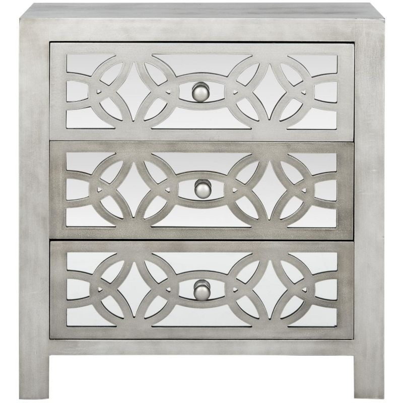 Tasha 3 Drawer Chest - AMH1505 - Grey - Safavieh Couture