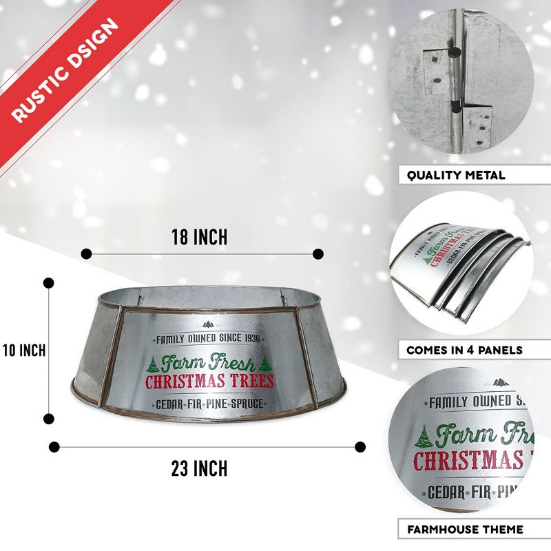 Ornativity Metal Christmas Tree Collar - 18"