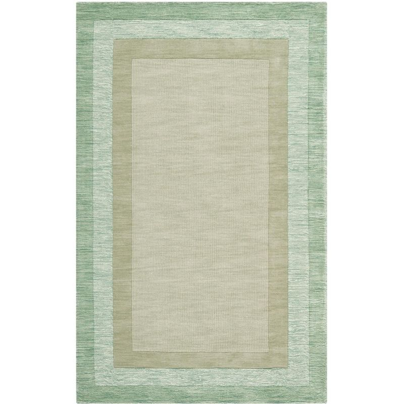 Impressions IM821 Hand Loomed Accent Rug - Green/Beige - 3'x5' - Safavieh