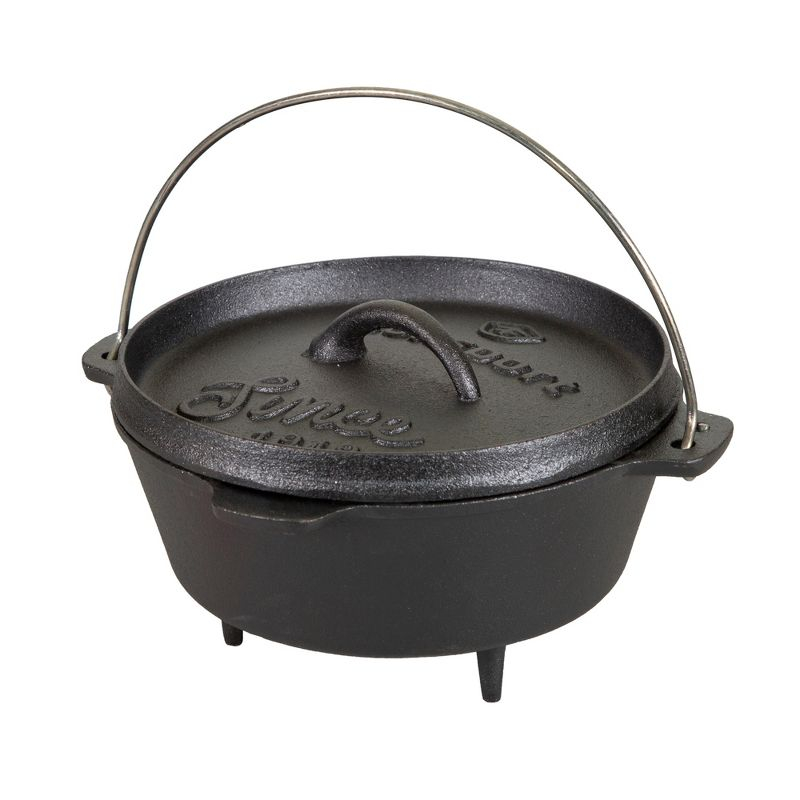 Stansport Stansport 2 QT Pre-Seasoned Cast Iron Dutch Oven with Legs