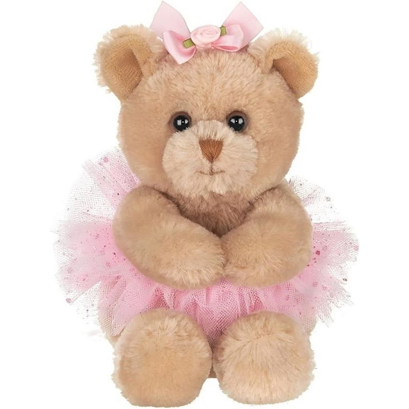 Bearington Bearington Collection Bella Plush Ballerina Teddy Bear Stuffed Animal, 6 Inch
