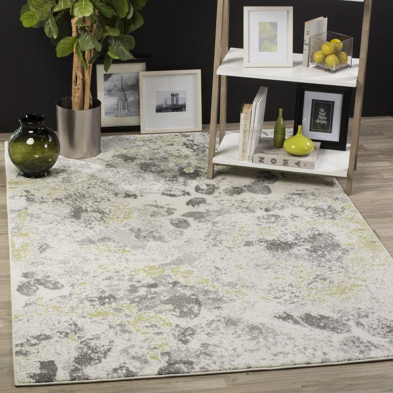 Watercolor WTC696 Power Loomed Indoor Area Rug - Ivory/Grey - 5'3"x7'6" - Safavieh