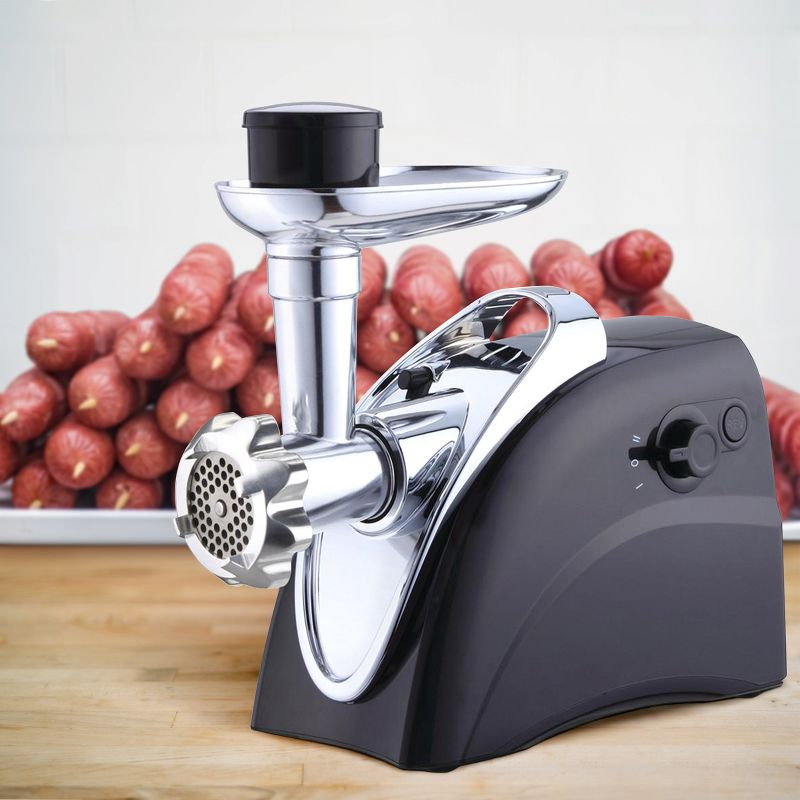 Brentwood 400 Watt Electric Meat Grinder and Sausage Stuffer in Black