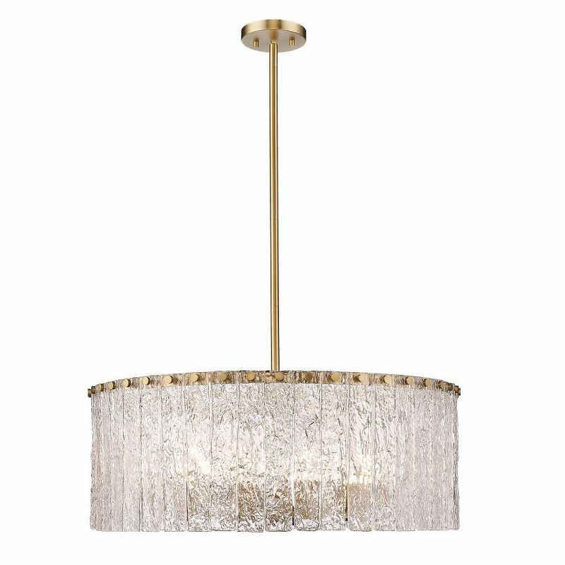 Z-Lite Glacier 10 - Light Chandelier in  Modern Gold