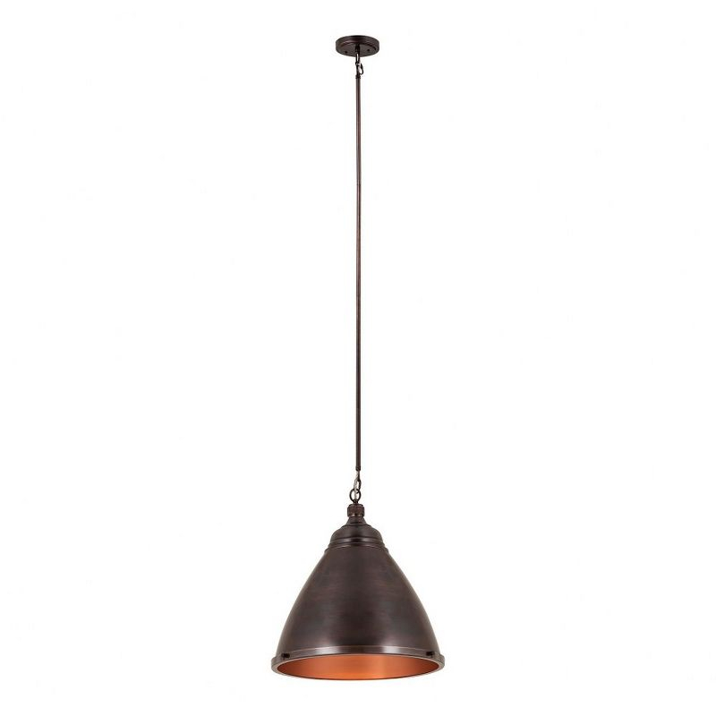Elk Home Katelyn 1 - Light Pendant in  Dark Bronze
