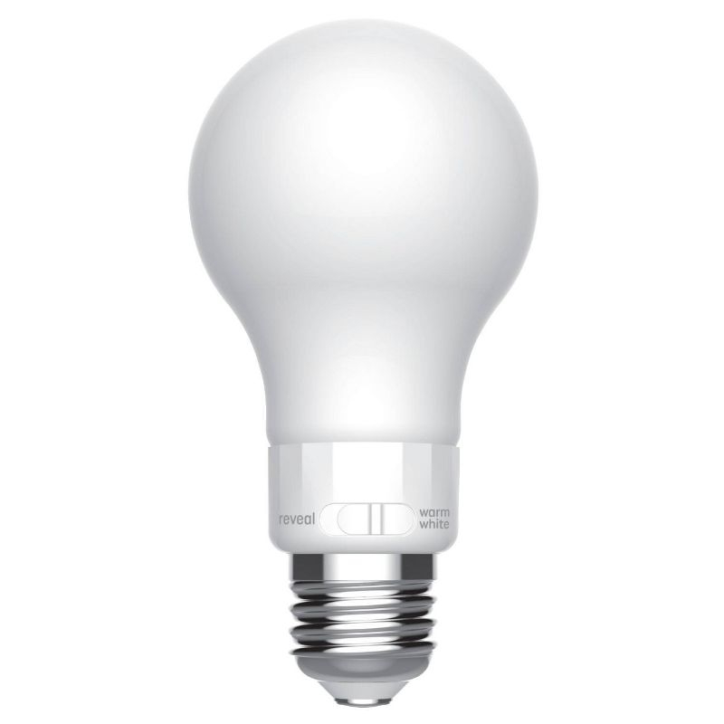 GE 4pk 40W Color Select A19 LED Light Bulbs: Warm White, 5W, Dimmable, 3000K, 450 Lumens, E26 Base, 13.7-Year Life