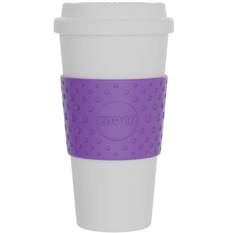 Copco Acadia 16 oz Reusable To-Go Travel Mug - BPA-Free Insulated Coffee Cup with Double-Wall Insulation - Microwave & Dishwasher Safe (Lilac)