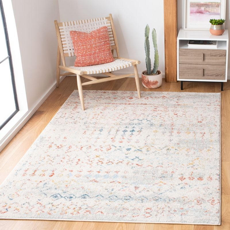 Tulum TUL240 Power Loomed Area Rug - Ivory/Pink - 4'x6' - Safavieh.