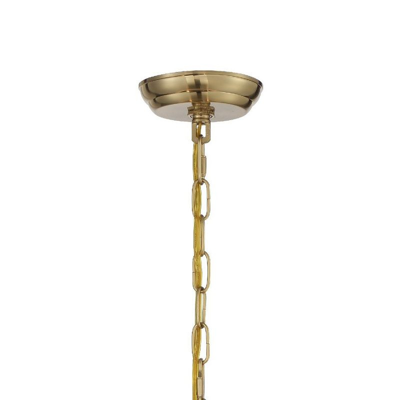 Crystorama Lighting Othello 5 - Light Chandelier in  Vibrant Gold