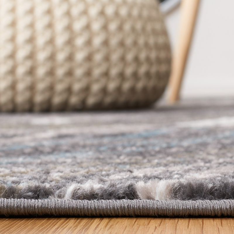 Amsterdam AMS110 Power Loomed Indoor Area Rug - Dark Grey/Grey - 8'x10' - Safavieh