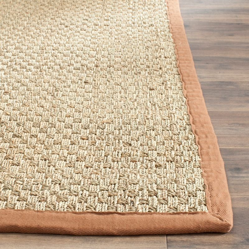 Natural Fiber NF114 Power Loomed Indoor Area Rug - Natural/Brown - 6'x6' - Safavieh