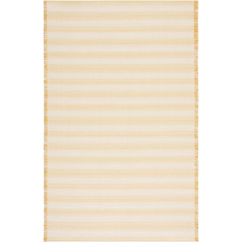 Augustine AGT501 Machine Made Indoor Area Rug - Ivory/Yellow - 8'x10' - Safavieh