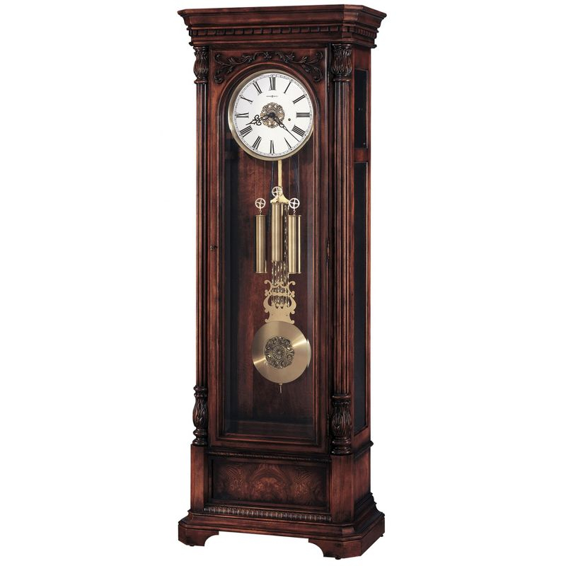 Howard Miller® Trieste 88.5'' H Solid + Manufactured Wood Grandfather Clock