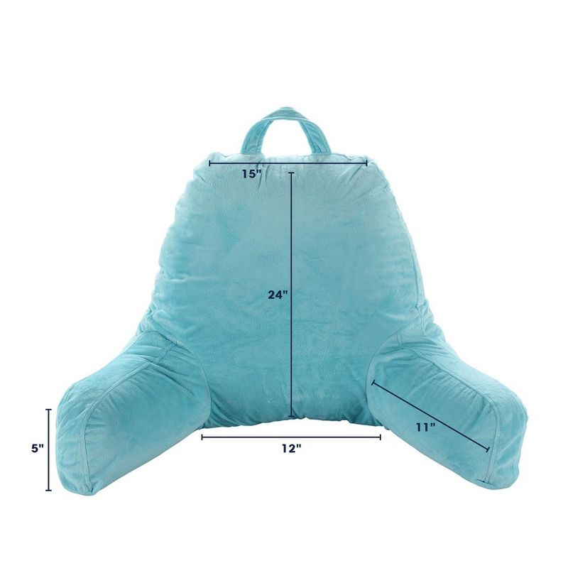 Cheer Collection TV and Reading Pillow Replacement Cover - Sky Blue (Pillowcase Only)