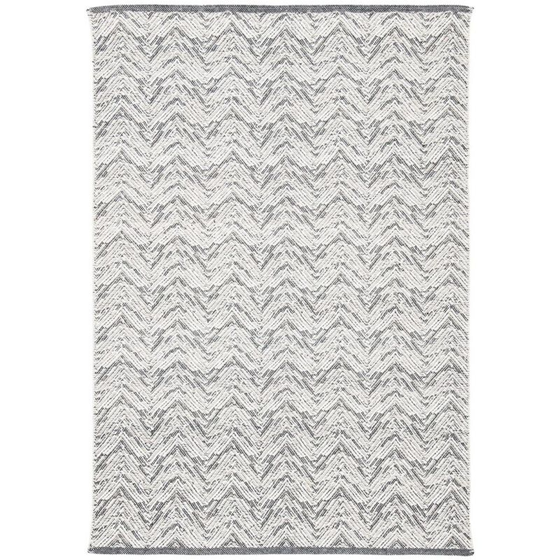 Kilim KLM401 Hand Woven Area Rug - Grey/Beige - 4'x6' - Safavieh