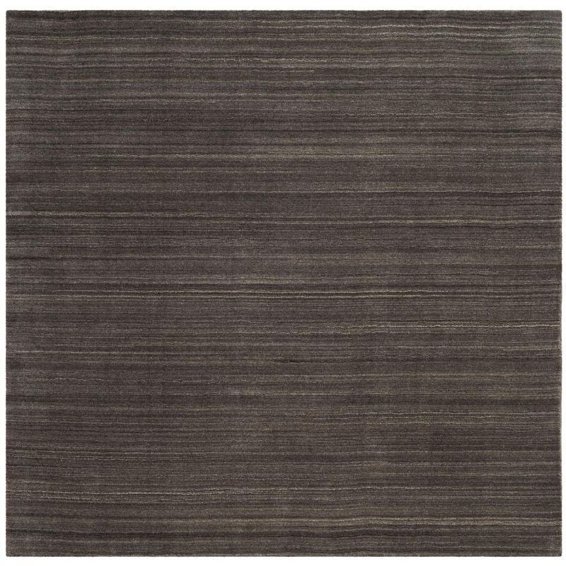Himalaya HIM820 Handmade Area Rug - 6'x6' - Charcoal - Safavieh