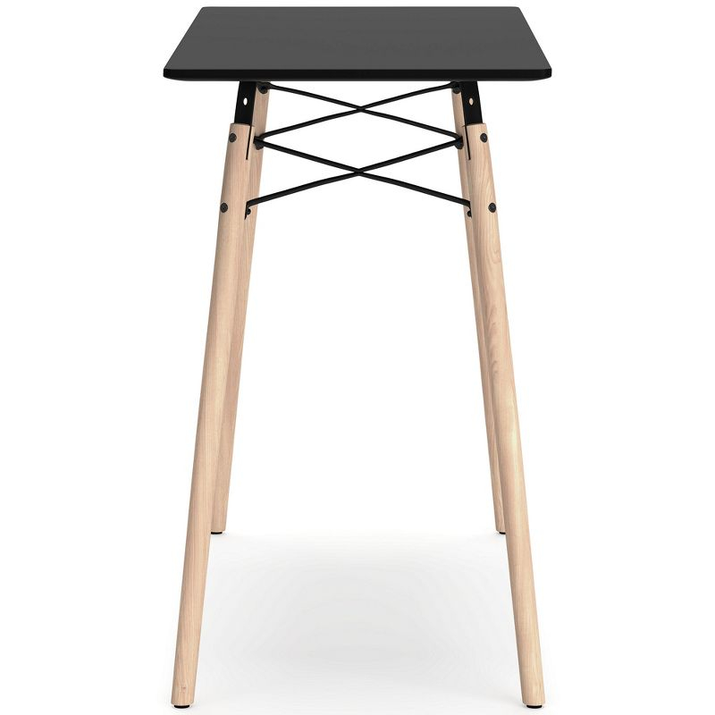 Signature Design by Ashley Contemporary Jaspeni Home Office Desk, Black/Natural