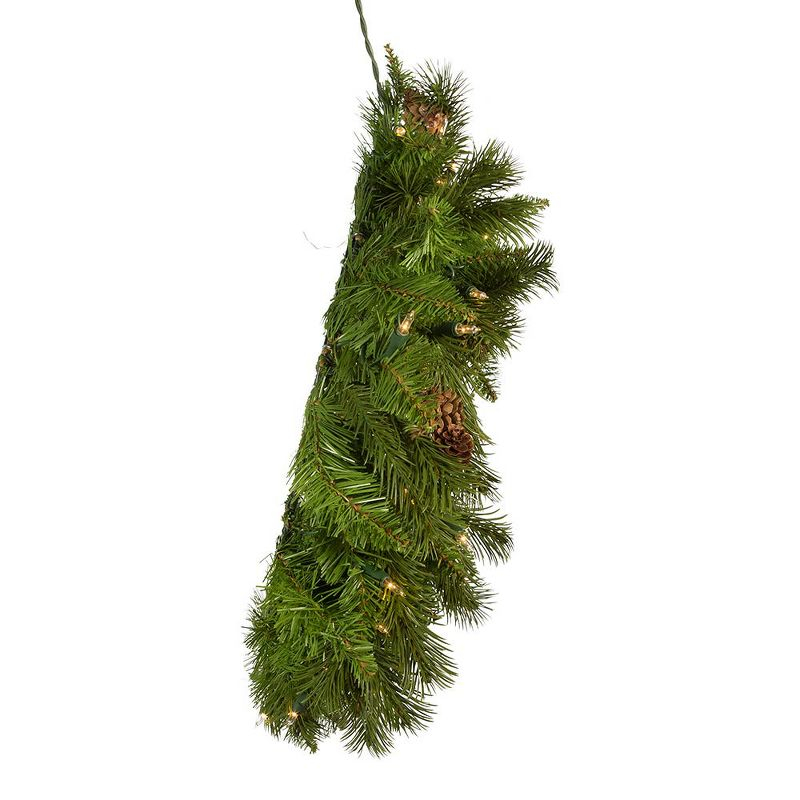 Kurt Adler 24" Lighted Polyvinyl Chloride Wreath | Wayfair