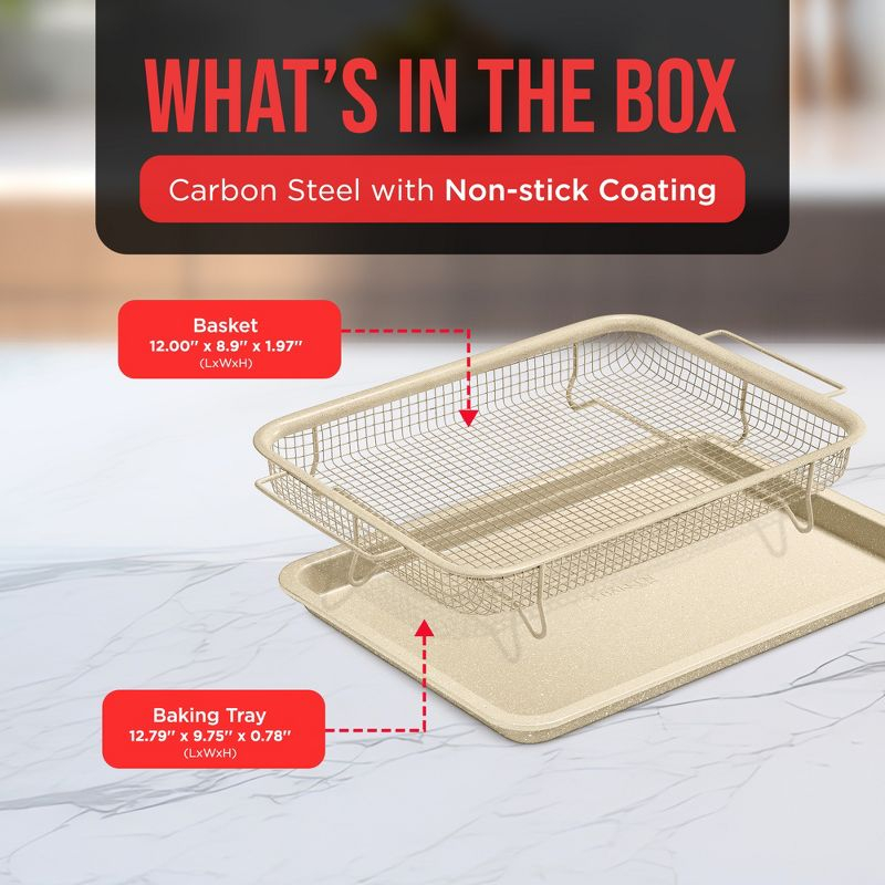 Bakken- Swiss Crisper Tray - 2-Piece Set – White Marble