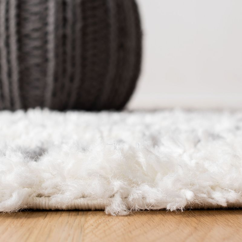Moroccan Tassel Shag MTS335 Power Loomed Area Rug - Ivory/Light Grey - 5'3"x7'6" - Safavieh.