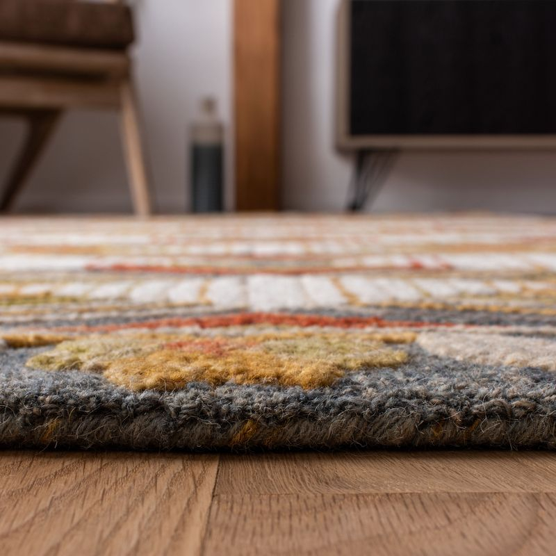 Trace TRC522 Hand Tufted Area Rug - Blue/Ivory - 3'x5' - Safavieh.