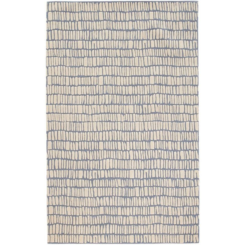 Roark Pewter Blue Hand Tufted Wool Rug