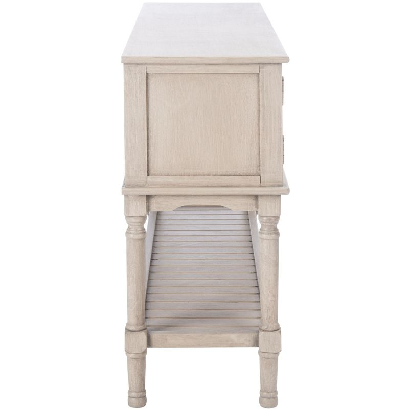 Tate 2 Drawer 2 Door Console Table - Greige - Safavieh