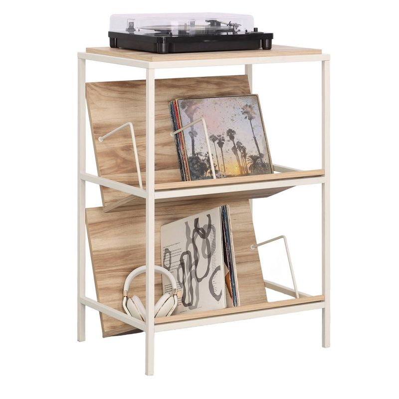Sauder Nova Loft Accent Storage Cabinet Kiln Acacia