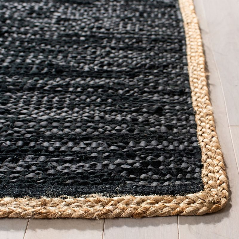 Cape Cod CAP901 Woven Indoor Accent Rug - Black/Natural - 3'x5' - Safavieh