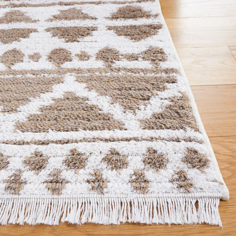Augustine AGT847 Machine Made Indoor Area Rug - Taupe/Ivory - 9'x12' - Safavieh