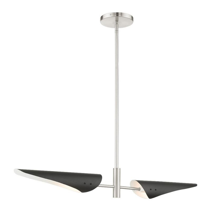 Livex Lighting Capistrano 2 - Light Chandelier in  Brushed Nickel