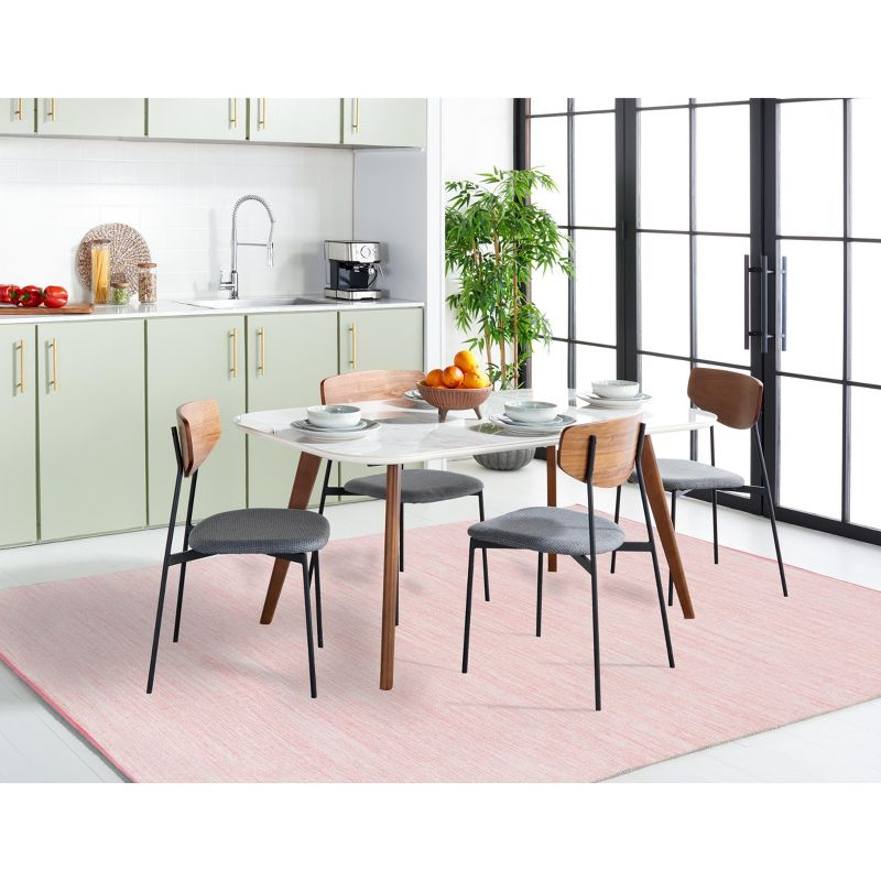 Montauk MTK250 Hand Woven, Flat Weave Indoor Accent Rug - Pink/Fuchsia - 4'x6' - Safavieh