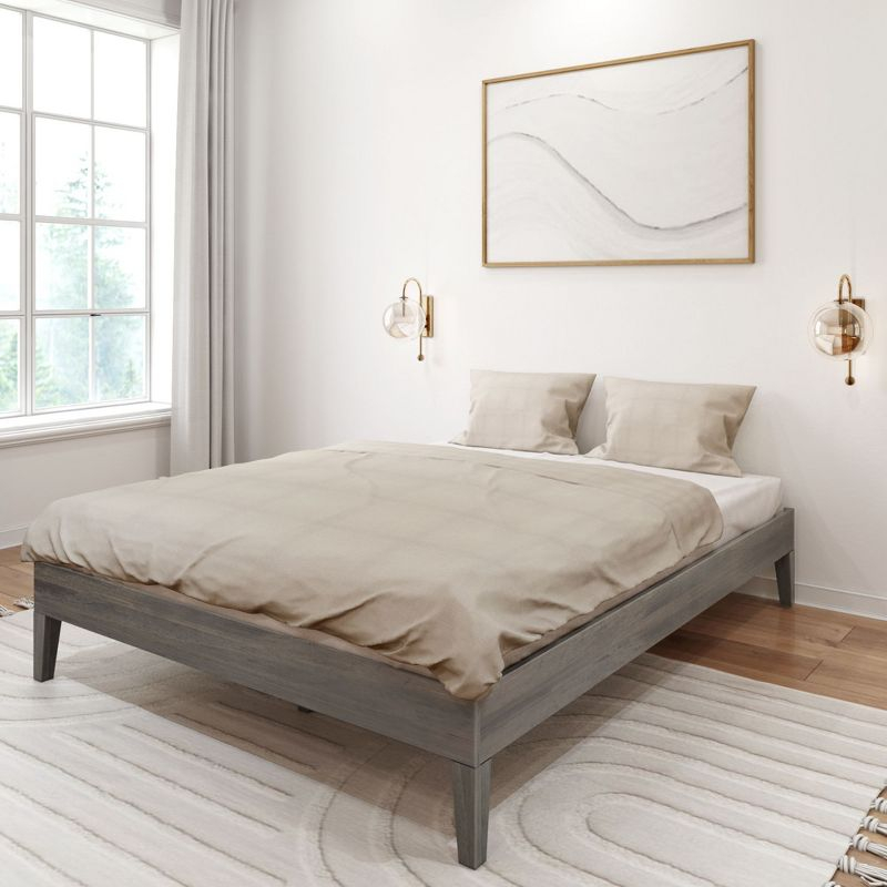 Plank+Beam Queen-Size Platform Bed, Driftwood