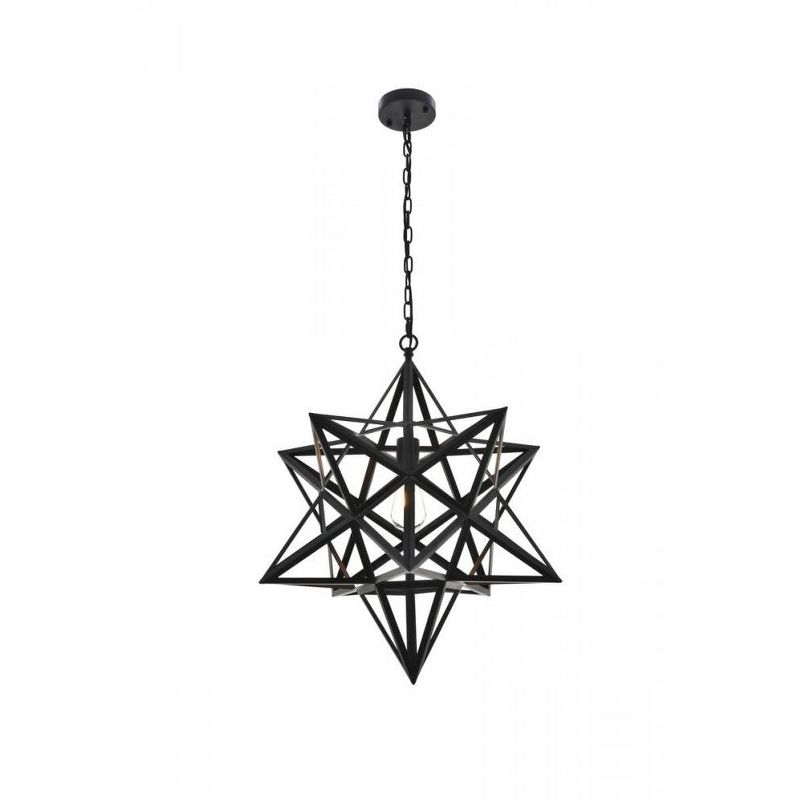 Bertrand Iron Star Pendant (16"-24")