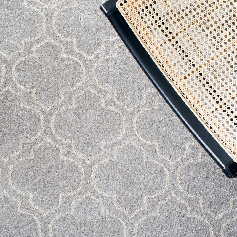 Amherst AMT412 Power Loomed Accent Rug - Light Grey/Ivory - 3'x5' - Safavieh.