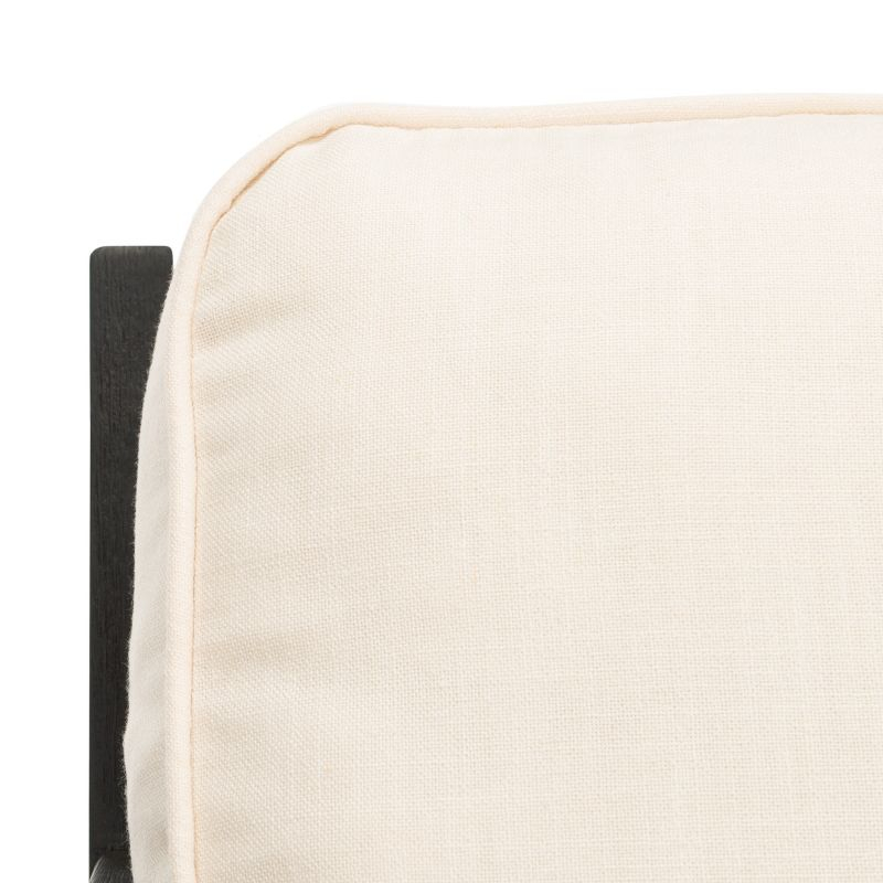 Nico Mid Century Accent Chair - ACH4501A - Bone/Black - Safavieh