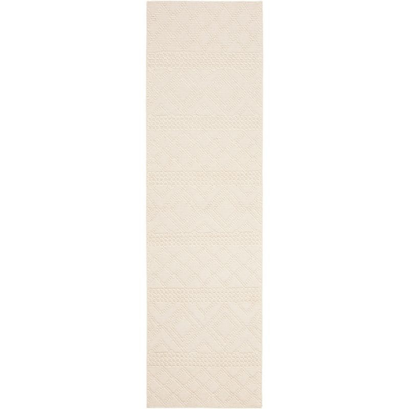 Vermont VRM211 Hand Woven Runner Rug - Ivory - 2'3"x16' - Safavieh.