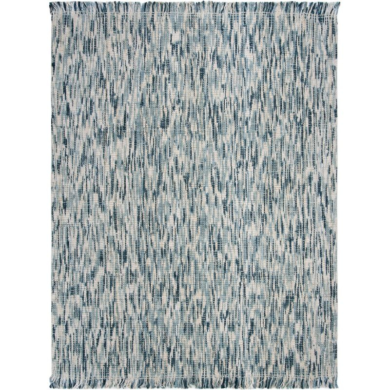 Natural Fiber NF869 Hand Woven Area Rug - Blue/Ivory - 8'x10' - Safavieh.