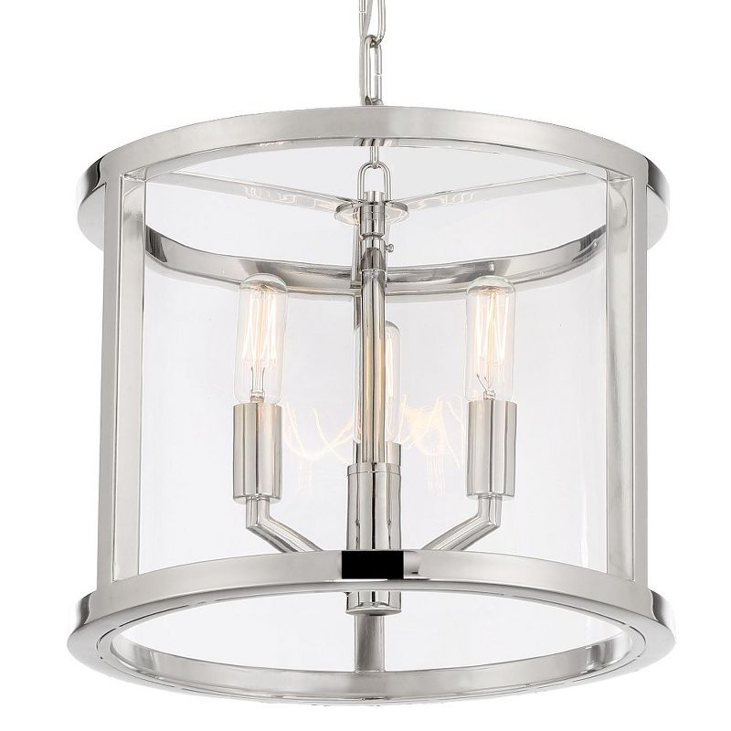 Crystorama Lighting Devon 3 - Light Chandelier in  Polished Nickel