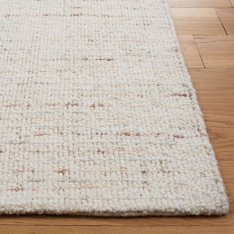 Abstract ABT468 Handmade Indoor Area Rug - Ivory/Brown - 4'x6' - Safavieh