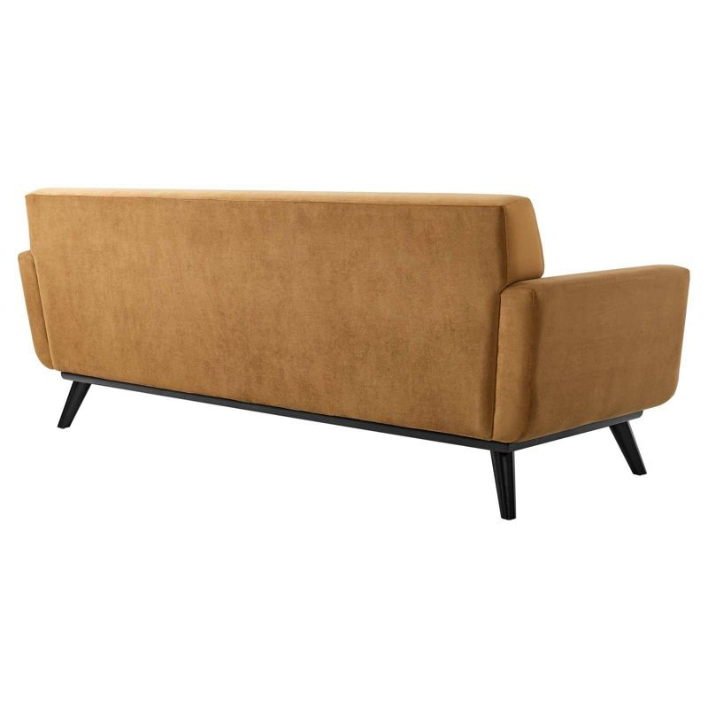 Engage Performance Velvet Sofa Cognac - Modway