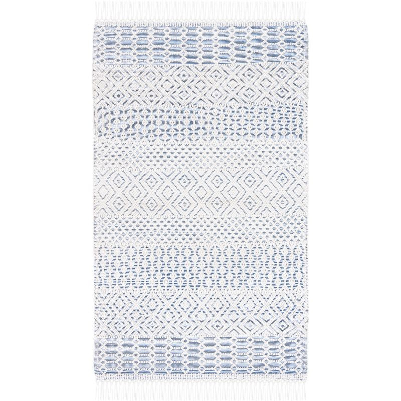Casablanca CSB276 Hand Woven Indoor Area Rug - Blue/Ivory - 8'x10' - Safavieh