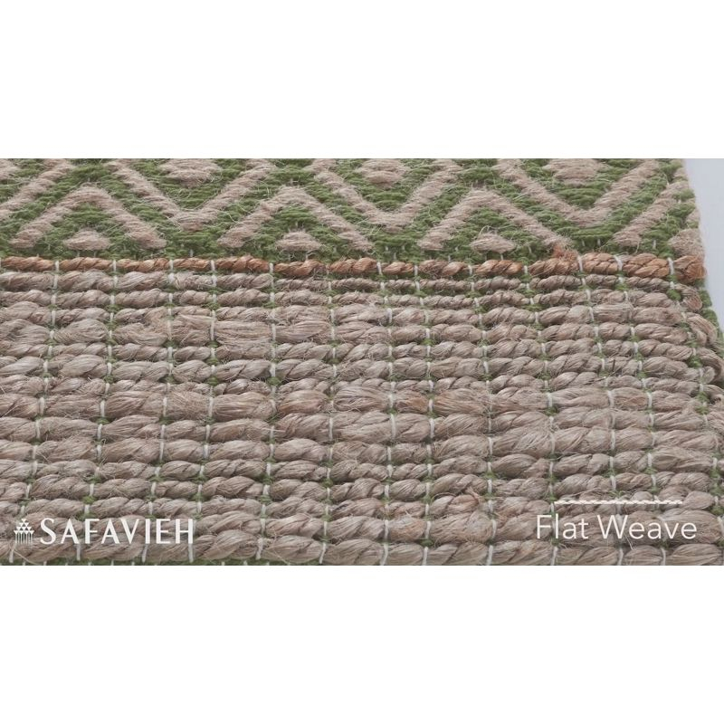 Natural Fiber NFB653 Power Loomed Area Rug - Black/Natural - 5'x8' - Safavieh.