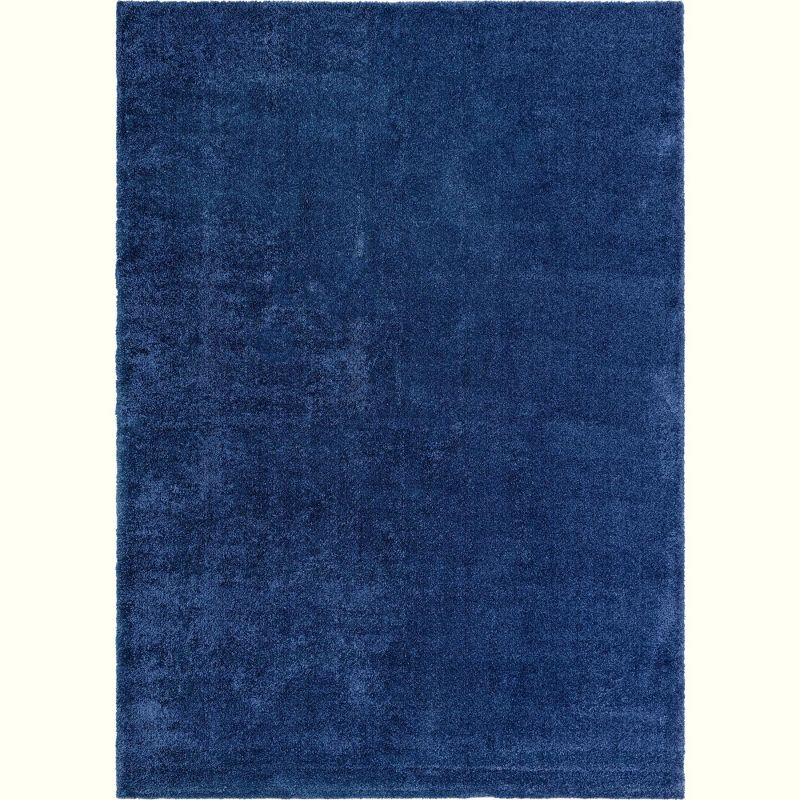 Unique Loom 10' 0 x 14' 1 Solo Calabasas Navy Blue Area Rug